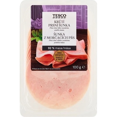 Tesco Šunka z morčacích pŕs 100 g