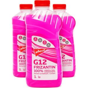 ADECO 3бр X 1л Антифриз концентрат ADECO FRIZANTIN Long Life G12+ Червен (FRIZANTIN LL G12+ 3L)