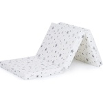 Chipolino Сгъваем матрак Chipolino, 60 x 120 x 6 cm, бял със сиви звезди (MAT02201WHGR) - ozone