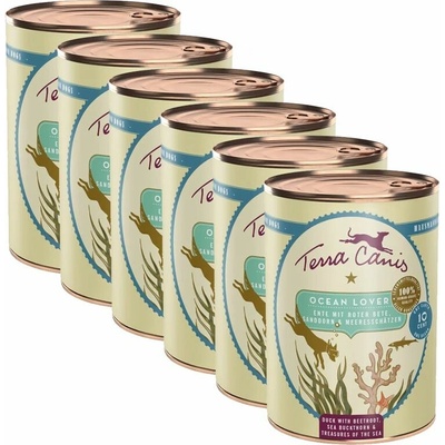 Terra Canis Ocean Lover Duck with beetroot sea buckthorn and treasures of the sea 6 x 400 g