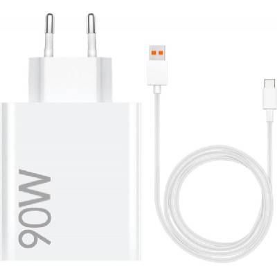 HyperCharge Combo 90W BHR07ZBEU зарядно устройство, 90 W, USB-A, fast charge, USB-C кабел, 100-240 V, бял (BHR07ZBEU)