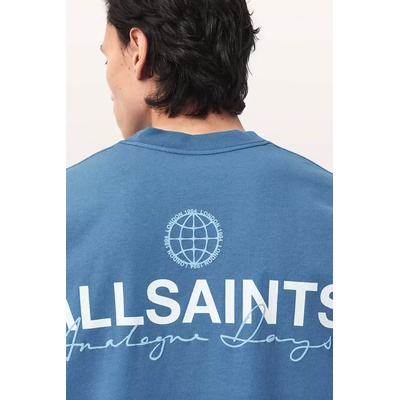 AllSaints Памучна тениска AllSaints EMBLEM (M006PE)