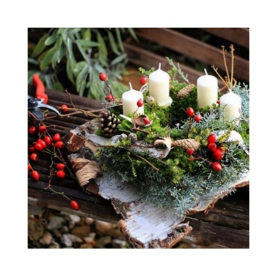 Balkonika Adventní věnec mecháček 30 cm