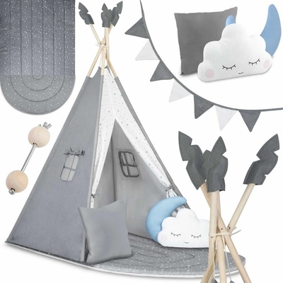 Nukido Teepee stan NK-406 šedý