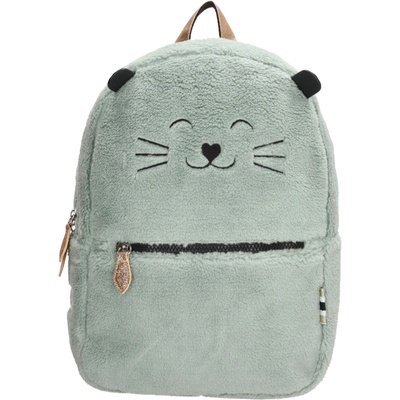 ZEBRA dívčí plyšový batoh - mint - 9,20L 20488