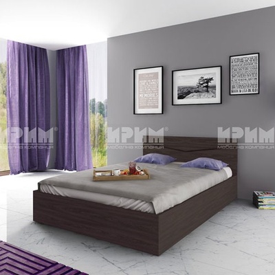 Bogdan Furniture I Спалня модел 175 / 2010 за матрак 140/200, Сонома тъмна