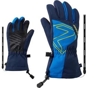 Ziener Детски ръкавици Ziener Kid's Laval AS AW Gloves - Dark Navy / Cobalt Blue - размер 5 (EU) (202-4968-1315)