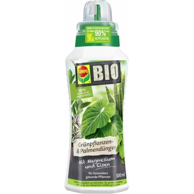 Compo BIO hnojivo pro zelené rostliny a palmy 500 ml