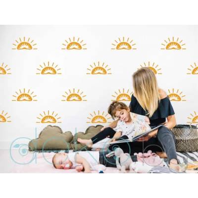 Слънца с бохо стил - комплект 18 бр (1221)