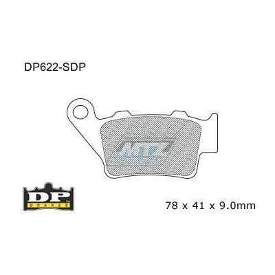 Destičky brzdové DP622-SDP DP Brakes - směs SDP PRO-MX DP622-SDP