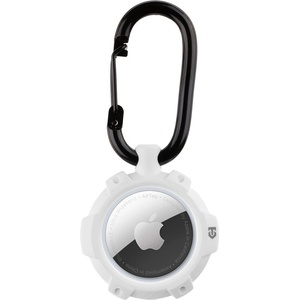 Tactical Стилен ключодържател от поликарбонат за Apple AirTag - Tactical AirTag Beam Rugged 2.0 Case (бял) (57983121132)