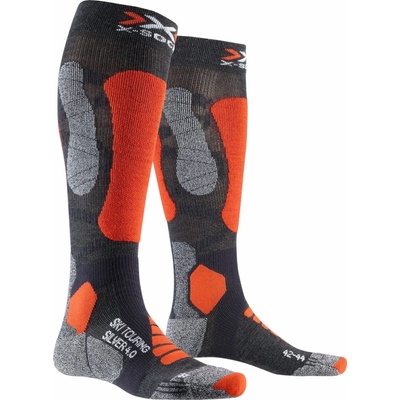 X-Socks Lyžiarske ponožky Ski Touring Silver 4.0 XS.WS47W19U sivá
