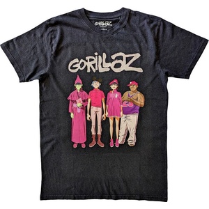 Gorillaz Cracker Island Standing Group Black XL Риза (GORTS20MB04)