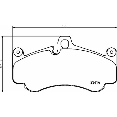 BREMBO Súprava brzdových doštičiek P 65 032