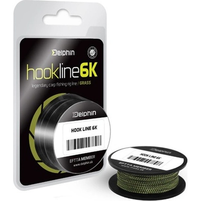 Delphin fin HOOKLINE 6K grass 20m 35lb