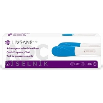Livsane rýchly tehotenský test 2 ks