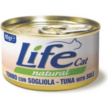 Life Pet Care Life Cat Natural Tuna & Sole - със сьомга и морски език 85 гр