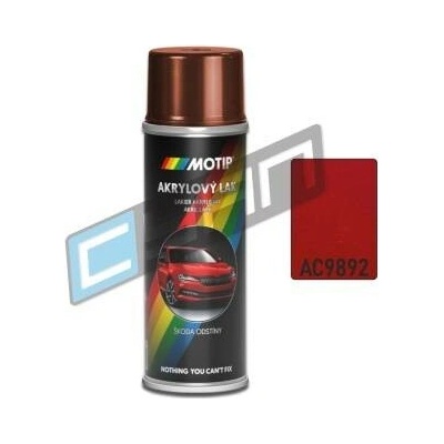 Motip Škoda Akrylový autolak sprej 9892 Červená metalíza 200 ml