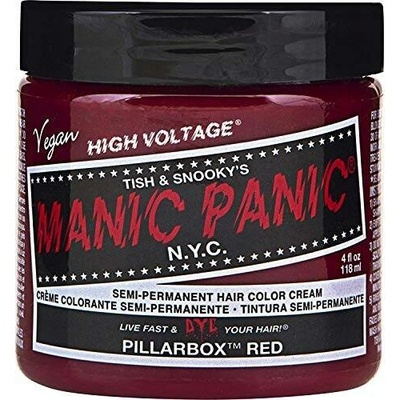 Manic Panic Pillarbox Red Polotmavá barva na vlasy 118 ml