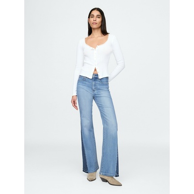 GAP Дънки '70s flare висока талия с кръпки GAP GAP | Sin | ЖЕНИ | 26/32