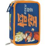 Panini Ученически несесер с пособия Panini DragonBall - Goku, Blue & Orange, с 3 ципа (73349)