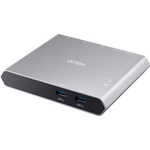ATEN Kvm превключвател, aten us3310, 2-портов, 4k, hdmi, usb-c (aten-us3310-at) - itmode