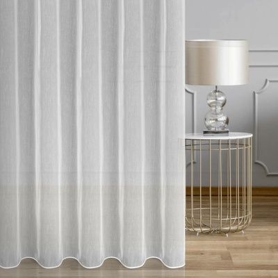 Záclonová látka Aden nemačkavá š. 300 cm - Bílá
