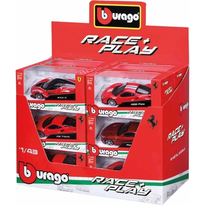 Bburago Ferrari 250 Testa Rossa Červená 1:43