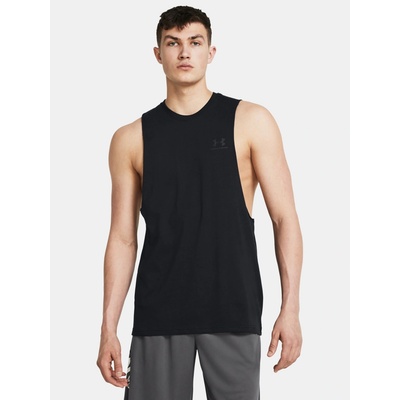 Under Armour UA Left chest cut off tank 1329286-001 černá