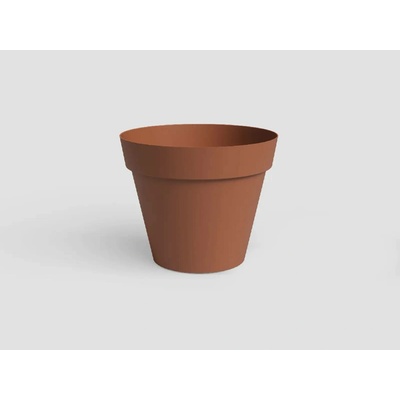 Artevasi Květináč CAPRI 46cm plast hnědá terracotta