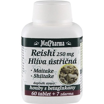 MedPharma Reishi 250 mg Hlíva ústřičná 67 tablet