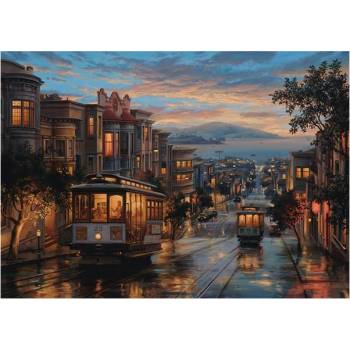 Image 1 of Anatolian - Puzzle Lushpin: San Francisco Cable Cars - 1 500 piese