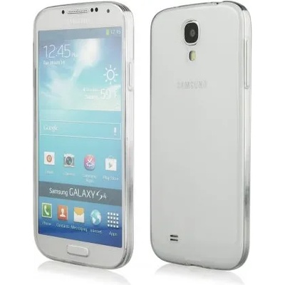 Samsung Ултра тънък прозрачен силиконов калъф за Samsung I9500 Galaxy S4 (UTSCSGS4White)