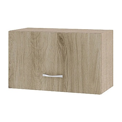 ИРИМ Горен шкаф с хоризонтална врата Сити МДА-15 мока / дъб сонома арвен 60 см