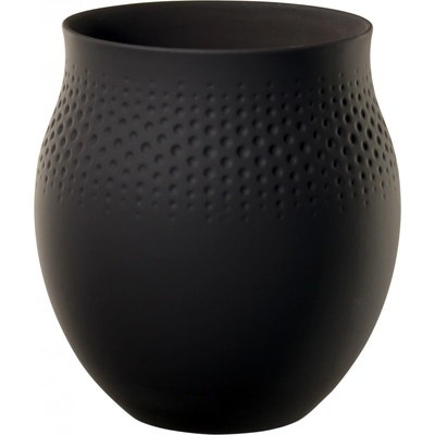Villeroy & Boch - váza collier noir, čierna