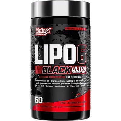 Nutrex Lipo 6 Black Ultra Concentrate, 60 Capsules EU