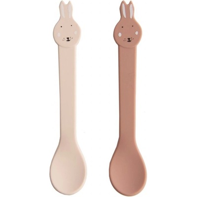 Trixie Baby Dětské silikonové lžičky 2 pack Rabbit