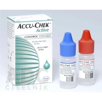 Accu Chek Active Glucose Control kontrolný roztok 2 x 4 ml
