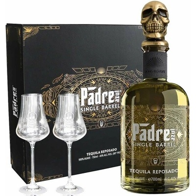 Tequila Padre Reposado 40% 0,7 L (2 poháre)