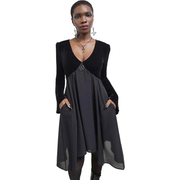 KILLSTAR дамска рокля KILLSTAR - Nyctogrim - Черна - KSRA011709