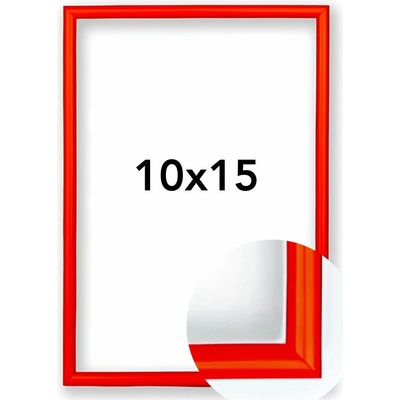 Fotorámeček BF Rozměr: 10 x 15 cm, Barva: Oranžová, Typ zasklení: Plexi