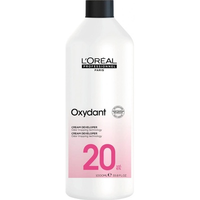 L'Oréal Professionnel Oxydant Cream Developer 1000 ml krémový vyvíječ 6% 20 VOL.