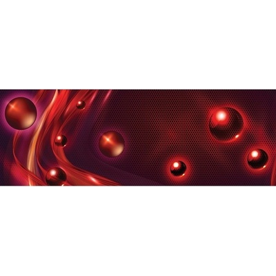 Preinterier FT4062 Fototapeta na stenu Červené bubliny vlies 620cm x 219cm