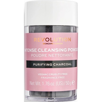 Revolution Skincare Почистваща пудра за лице Purifying Charcoal, 50 g