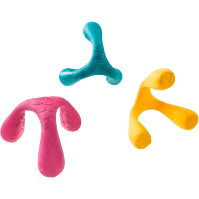 West Paw - Премиум играчка за кучета за дърпане и гонене Wox Air L 10 см, червена