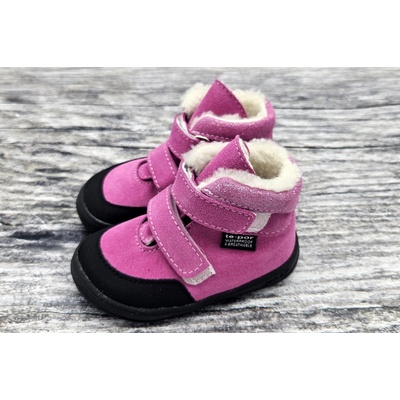 Jonap kožené zimní boty s membránou Jerry růžová