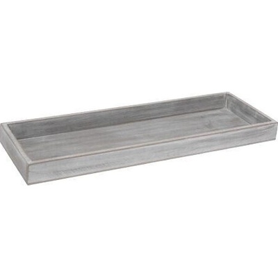 Svícen dřevo 140x400 mm tác světle hnědý