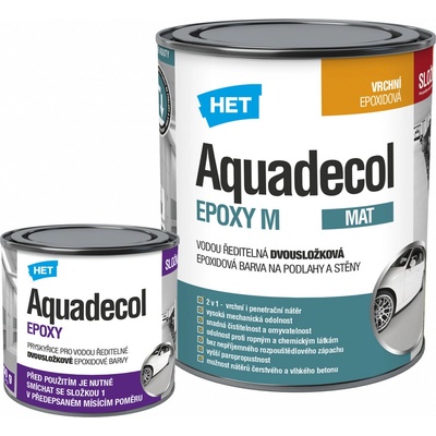 Het Aquadecol Epoxy M 1kg Bílá