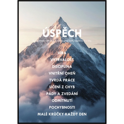 Jen tak z lásky Motivační plakát - Úspěch Rozměr plakátu: 30 x 40 cm