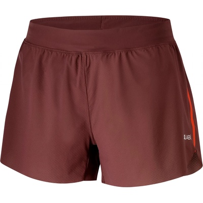 Salomon Дамски шорти за бягане Salomon Women's S/Lab Speed 3 Running shorts - Decadent Chocolate / Fiery Red - размер XL (112-3587-0215)